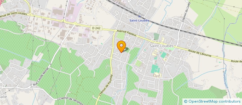 localisation de l'entreprise CAILLAUD FRANCK  SAINT-LOUBES