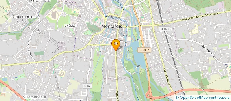 localisation de l'entreprise CAILLAUD FRERES à MONTARGIS