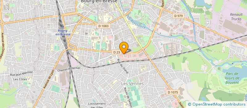 localisation de l'entreprise CAILLAUD INGENIERIE à BOURG-EN-BRESSE