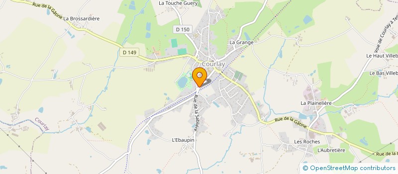 localisation de l'entreprise CAILLAUD JAMES ET ROGER  COURLAY