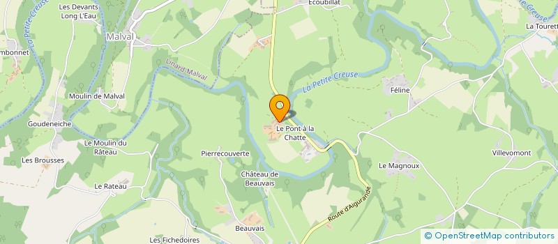 localisation de l'entreprise CAILLAUD METHA à BONNAT