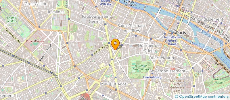 localisation de l'entreprise CAILLAUD PROMOTION  PARIS