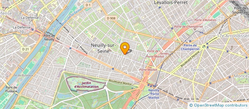 localisation de l'entreprise CAILLAULT-MATIVON à NEUILLY-SUR-SEINE