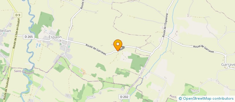 localisation de l'entreprise CAILLAVET  ESPAON