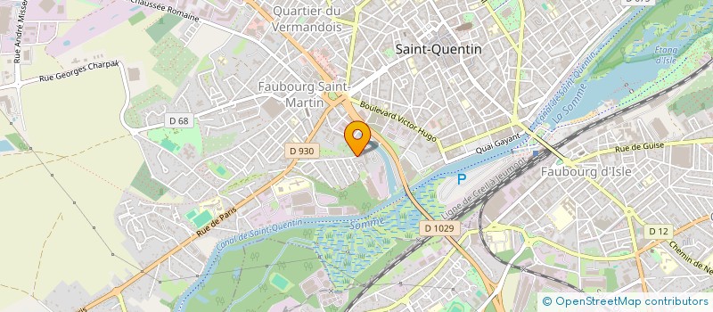 localisation de l'entreprise CAILLE AUTO BAT à SAINT-QUENTIN