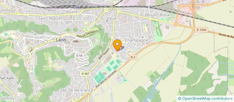 localisation de l'entreprise CAILLE DEMENAGEMENT  LAON