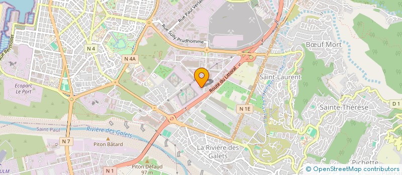 localisation de l'entreprise CAILLE DISTRIBUTION à LE PORT