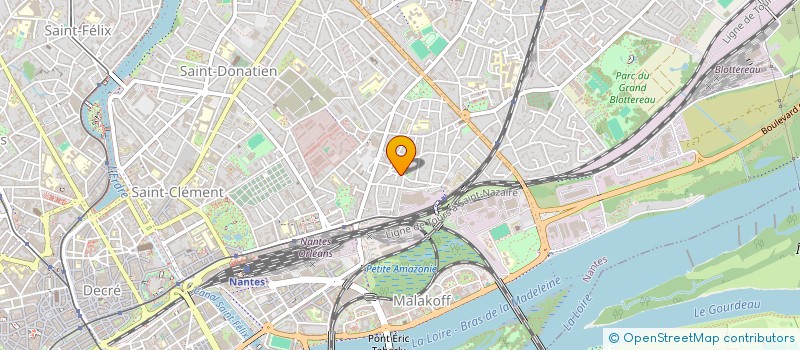 localisation de l'entreprise CAILLE IMMO à NANTES
