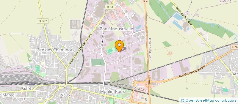 localisation de l'entreprise CAILLE REIMS 2 à LAON