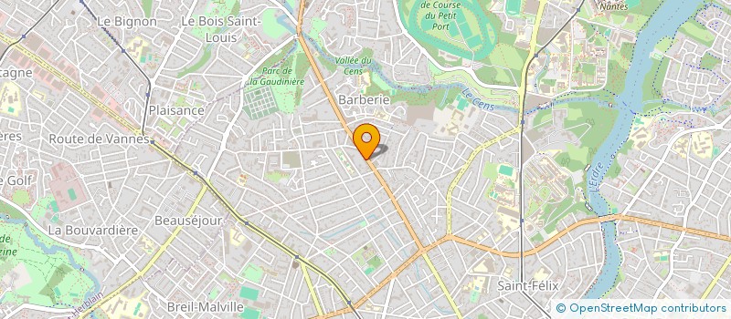 localisation de l'entreprise CAILLEAU CORDEIRO à NANTES