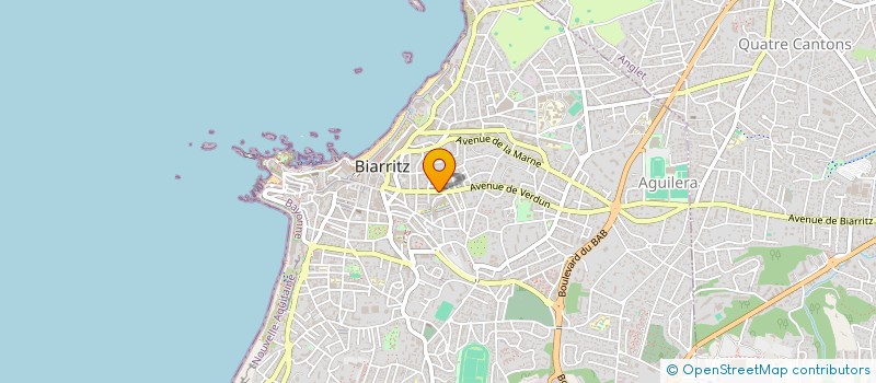 localisation de l'entreprise CAILLEBA à BIARRITZ