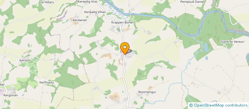 localisation de l'entreprise CAILLEBOT JORDAN  PLOUNEVEZ QUINTIN