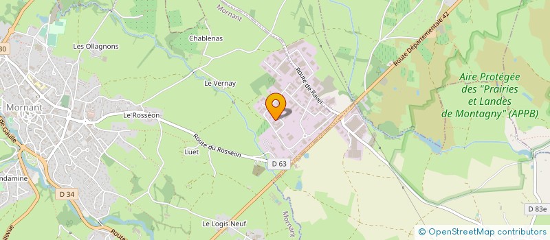 localisation de l'entreprise CAILLEBOTIS EXPRESS  MORNANT