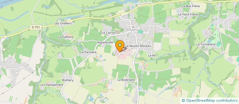 localisation de l'entreprise CAILLER  OREE-D'ANJOU