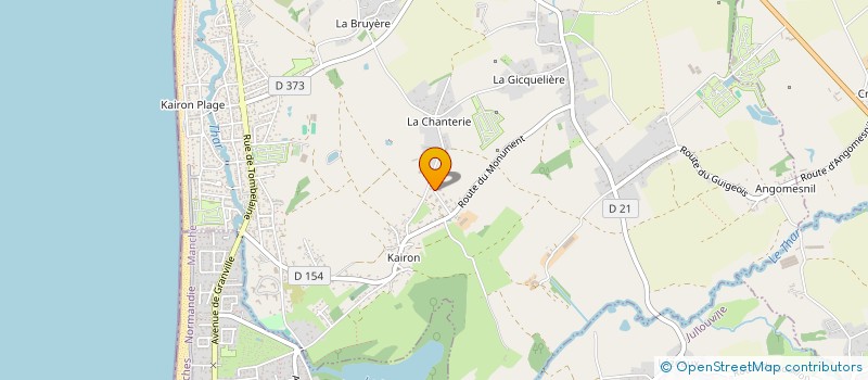 localisation de l'entreprise CAILLERE IMMO  SAINT-PAIR-SUR-MER