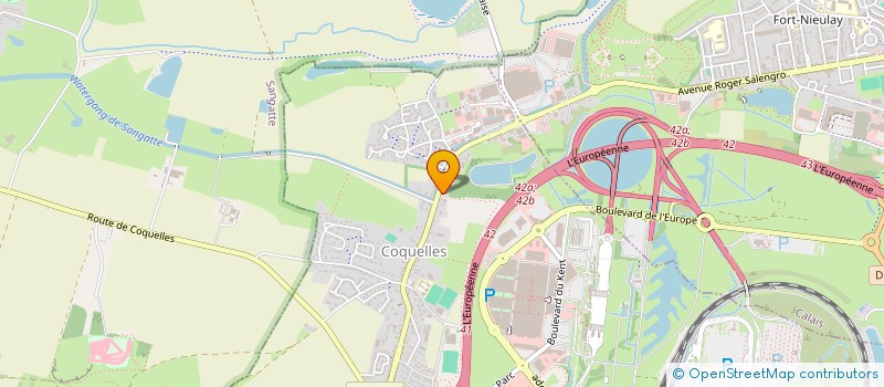 localisation de l'entreprise CAILLERET MAEREL  COQUELLES