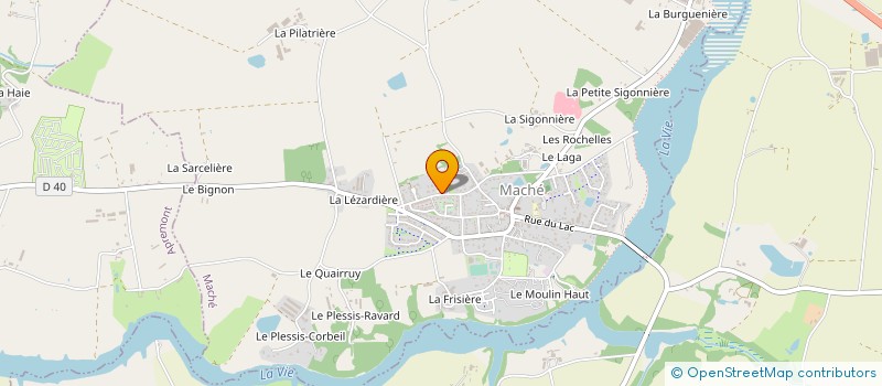 localisation de l'entreprise CAILLES ROBIN à MACHE