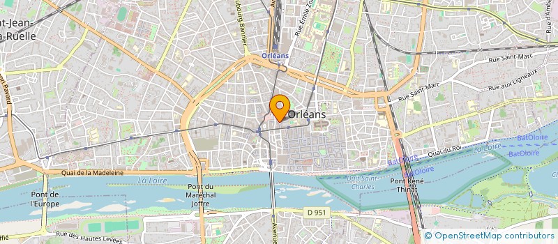 localisation de l'entreprise CAILLETTE à ORLEANS