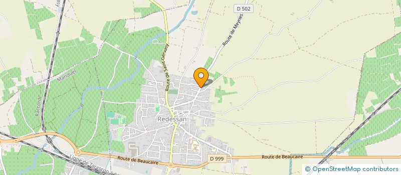 localisation de l'entreprise CAILLETTE  REDESSAN