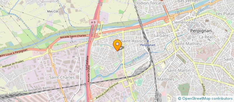 localisation de l'entreprise CAILLIS INVEST à PERPIGNAN