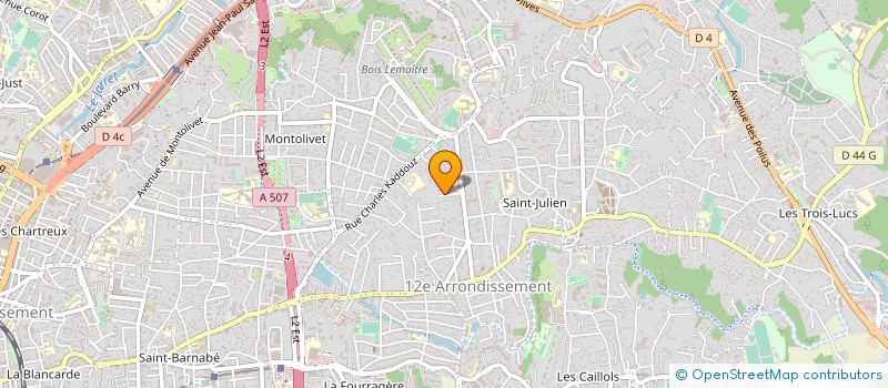 localisation de l'entreprise CAILLOL PLOMBERIE à MARSEILLE