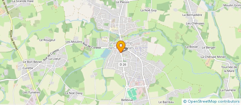 localisation de l'entreprise CAILLON ANGELIQUE  GRANDCHAMP-DES-FONTAINES