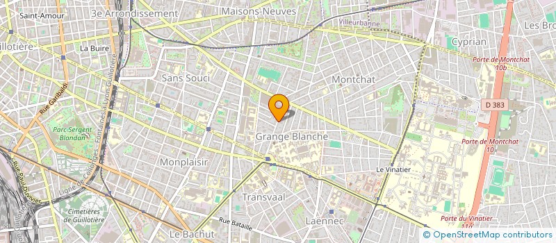 localisation de l'entreprise CAILLON JACKY SARL à LYON