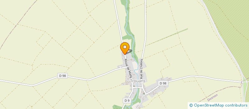 localisation de l'entreprise CAILLOT & FILS  TROUANS