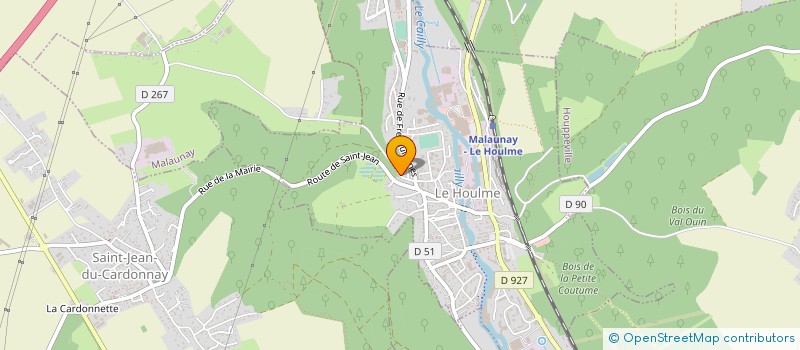 localisation de l'entreprise CAILLOTAUBLE  LE HOULME