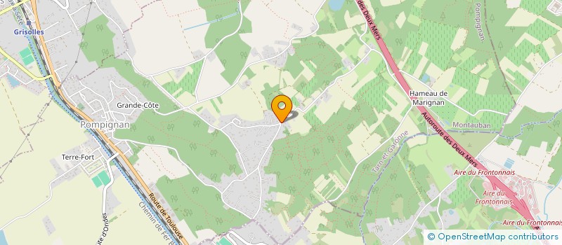 localisation de l'entreprise CAILLOU  BRESSOLS