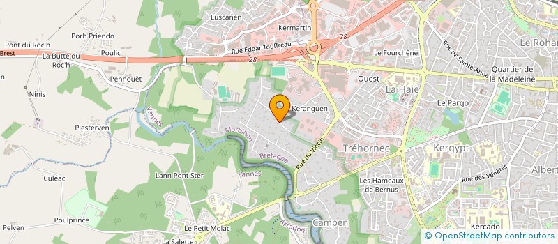 localisation de l'entreprise CAILLOU à VANNES