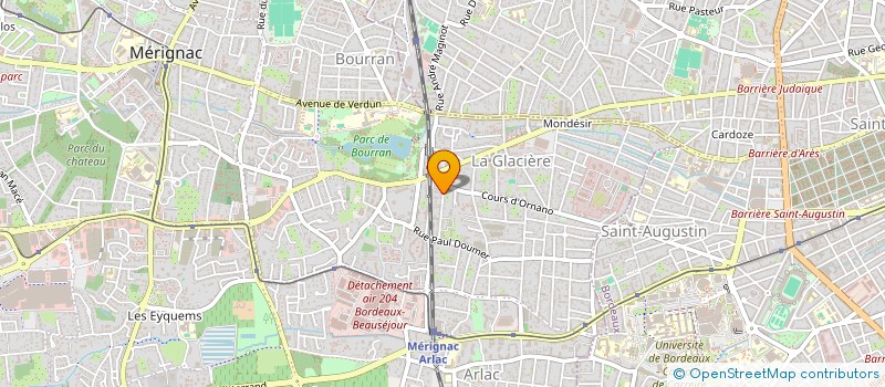 localisation de l'entreprise CAILLOU  MERIGNAC