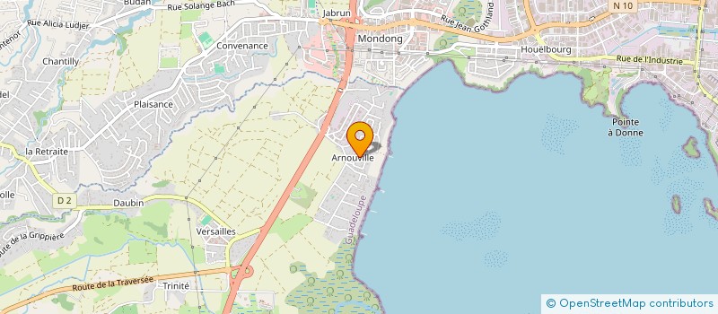 localisation de l'entreprise CAILLOU  PETIT-BOURG