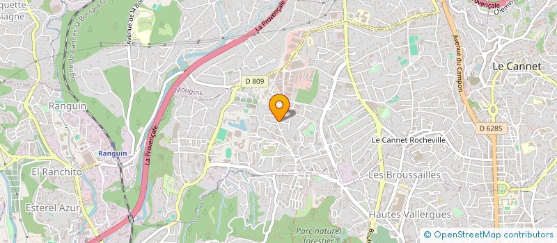 localisation de l'entreprise CAILLOU CORP à LE CANNET