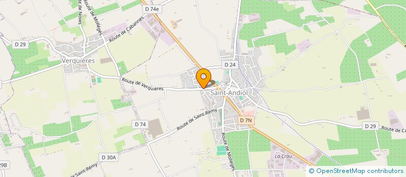 localisation de l'entreprise CAILLOUTONS  SAINT-ANDIOL