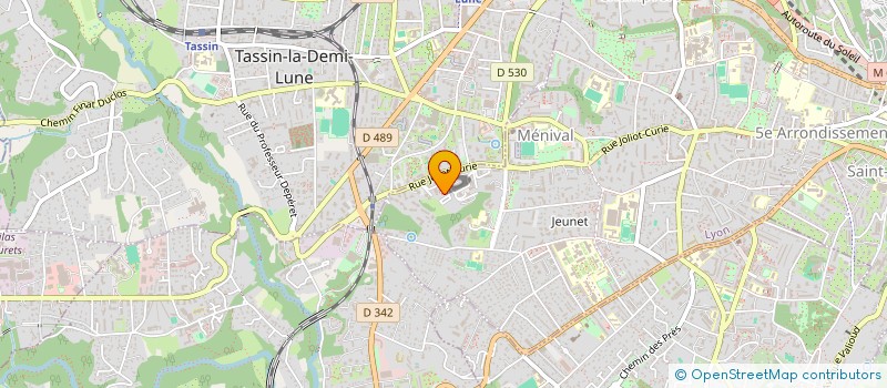 localisation de l'entreprise CAILLOUX  LYON