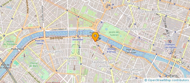 localisation de l'entreprise CAILLOUX HOLDING  PARIS