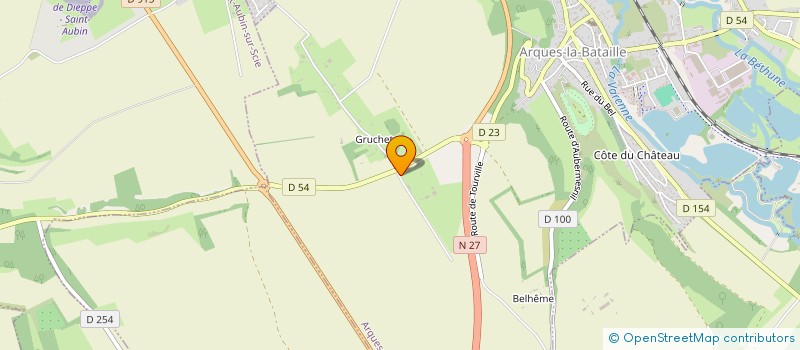 localisation de l'entreprise CAILLY COUVERTURE  ARQUES-LA-BATAILLE