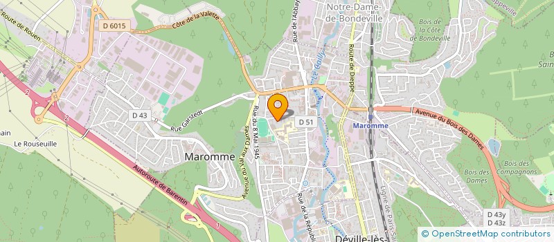 localisation de l'entreprise CAILLY PRESTATIONS à MAROMME