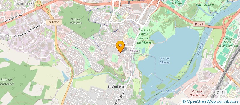 localisation de l'entreprise CAIMAN à ANGERS