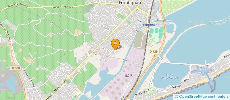 localisation de l'entreprise CAIMAN à FRONTIGNAN