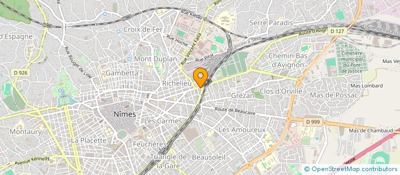 localisation de l'entreprise CAIMAN POUR TOUS  NIMES