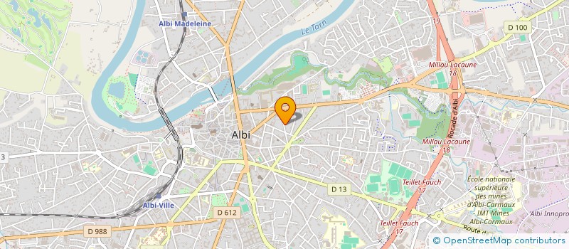 localisation de l'entreprise CAIMAN S]  ALBI