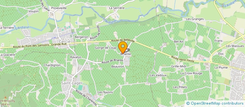 localisation de l'entreprise CAIMMO  SAINT-LAGER