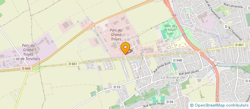 localisation de l'entreprise CAIN  SAINTE-SAVINE