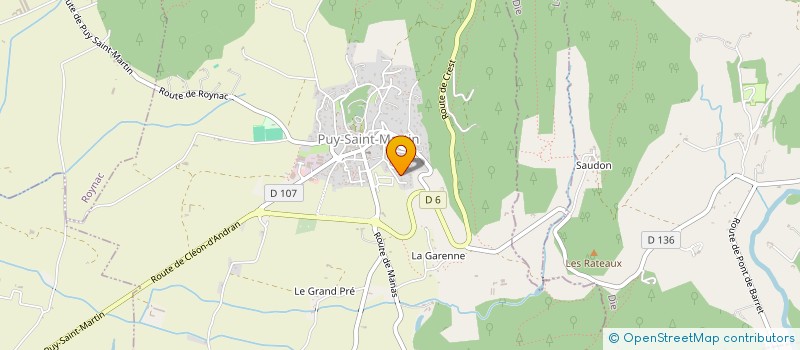 localisation de l'entreprise CAIN  PUY-SAINT-MARTIN