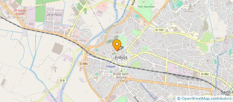 localisation de l'entreprise CAINDUST à FREJUS