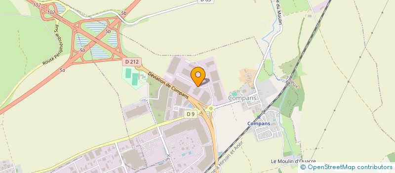 localisation de l'entreprise CAINIAO LIVRAISON à MITRY-MORY