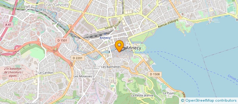 localisation de l'entreprise CAIPI PROD à ANNECY