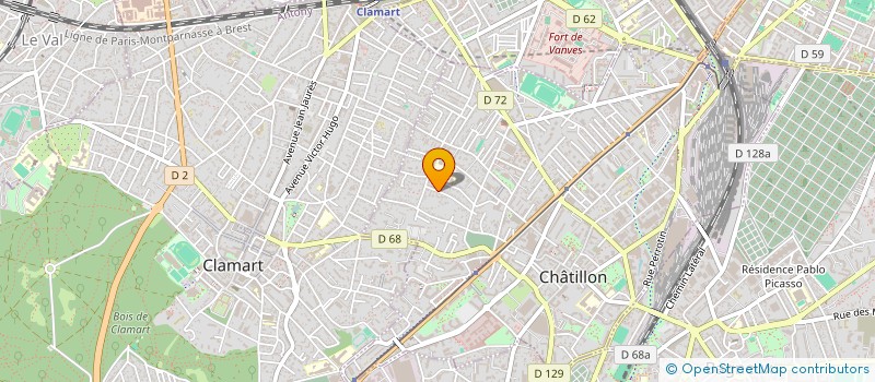 localisation de l'entreprise CAIRA UMBER à CHATILLON